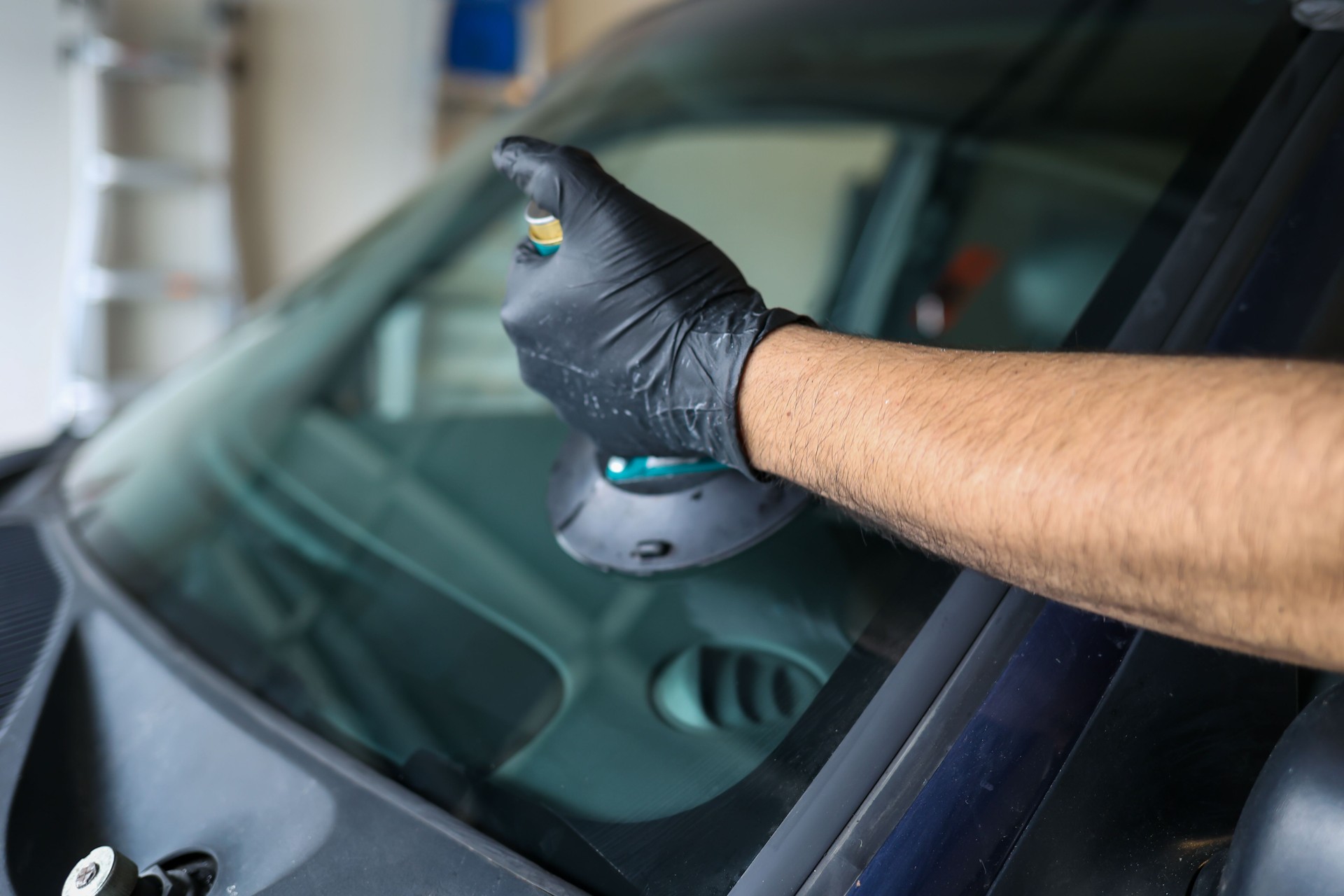 Auto Glass Repair and Replacement on a pickup truck